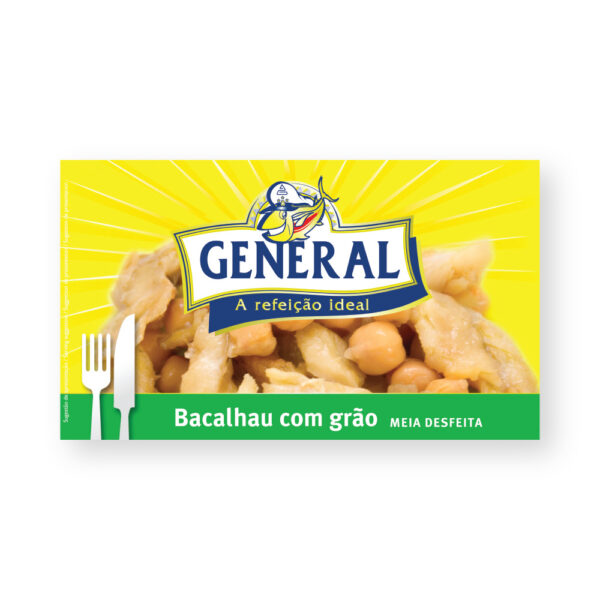 Bacalhau com Grão (meia-desfeita)