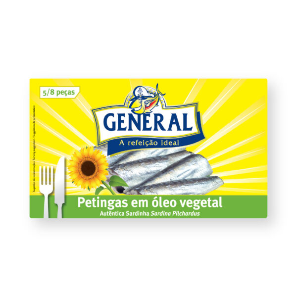 Petingas em Óleo Vegetal