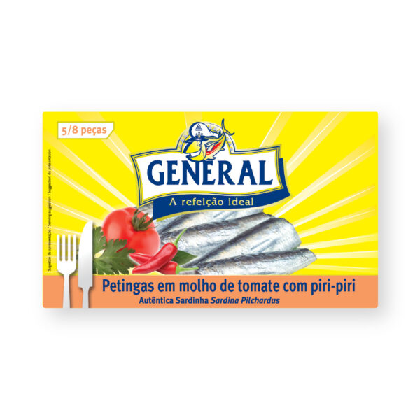 Petingas em Tomate Picante