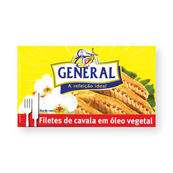 Filetes de Cavala em Óleo Vegetal
